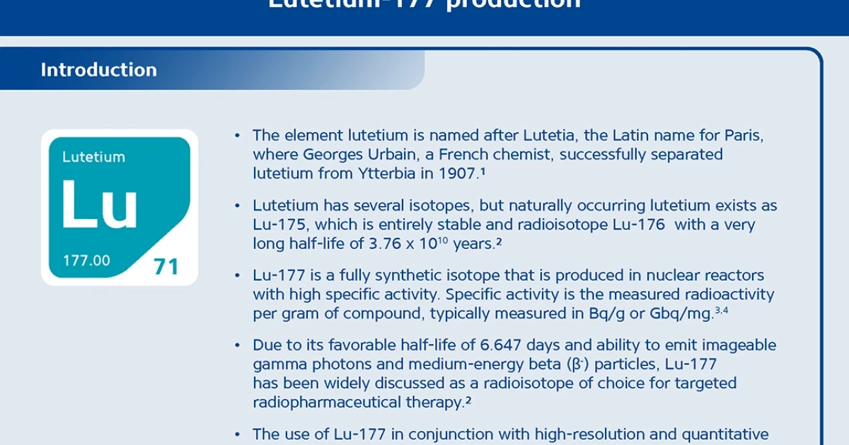 Lutetium-177 production | Theranostics Online